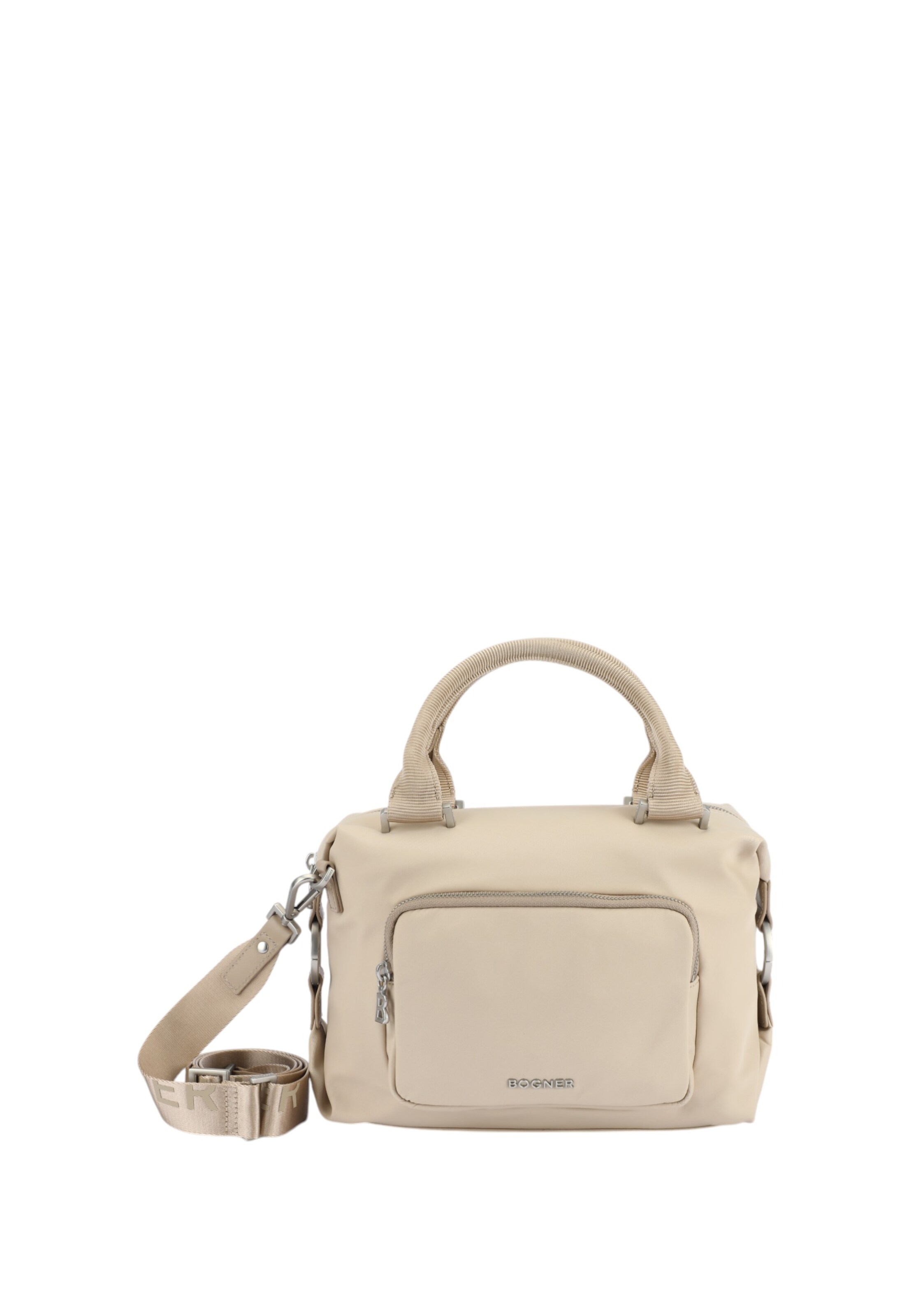 BOGNER Handtasche 'Klosters Sofie' in Grau: Vorderseite