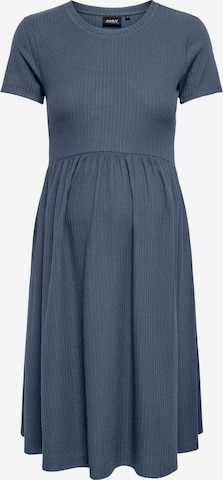 Only Maternity Jurk 'OLMMalaya' in Blauw: voorkant