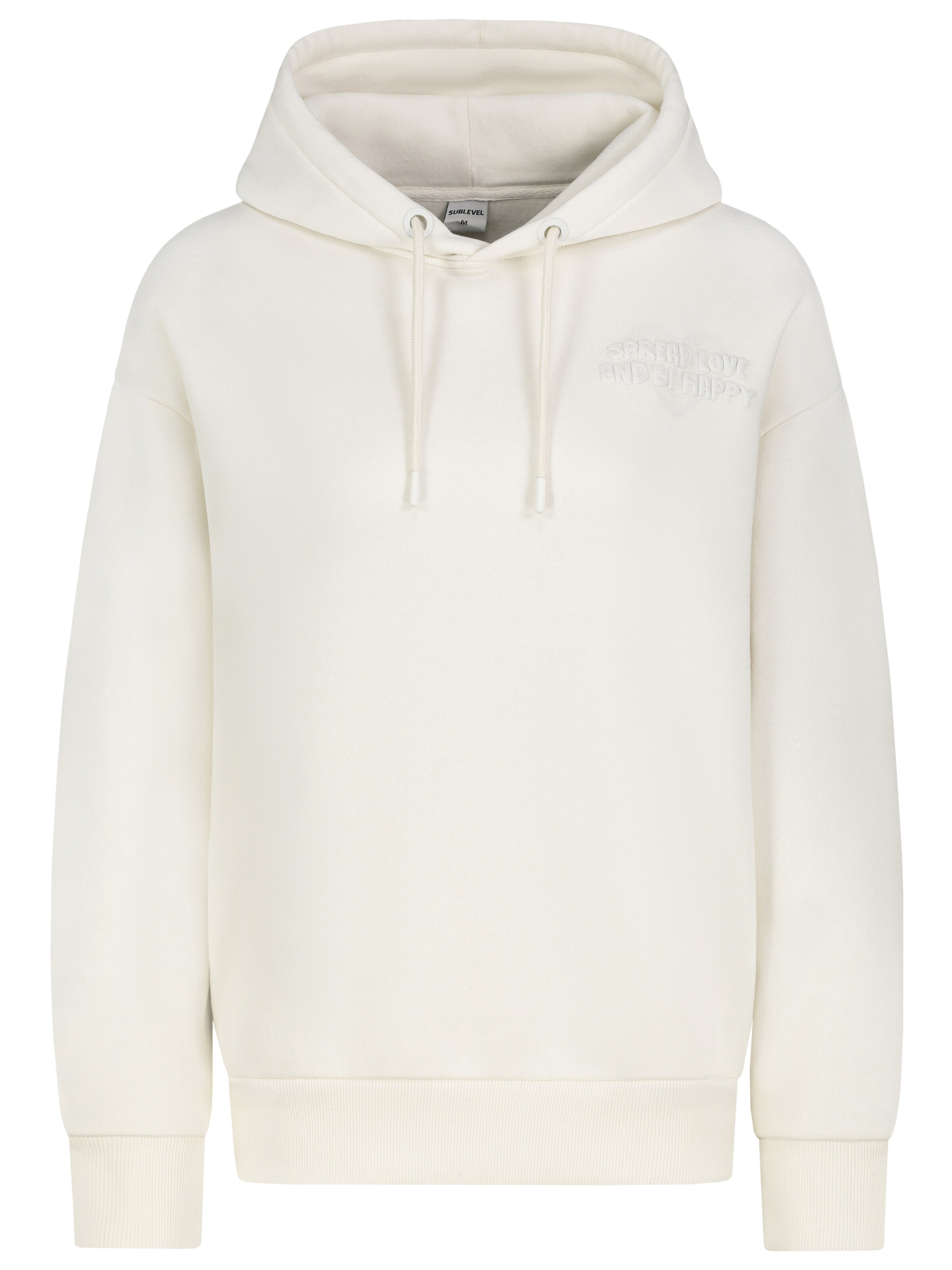 Sublevel Sweatshirt in Wit: voorkant