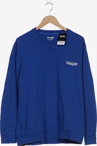 WRANGLER Sweatshirt & Zip-Up Hoodie in XXL in Blue: front