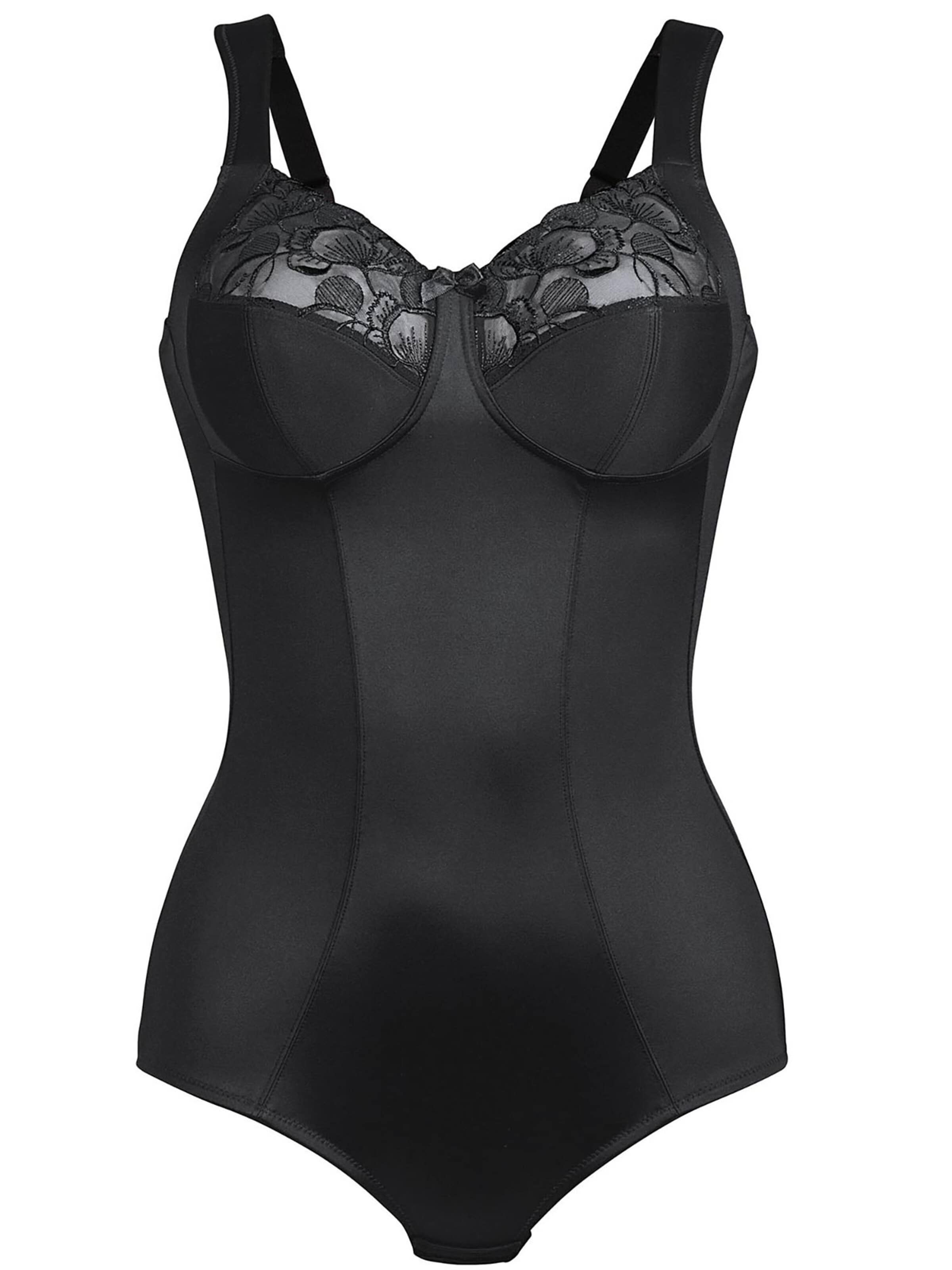 ANITA Corsage 'Lucia' in Black: front