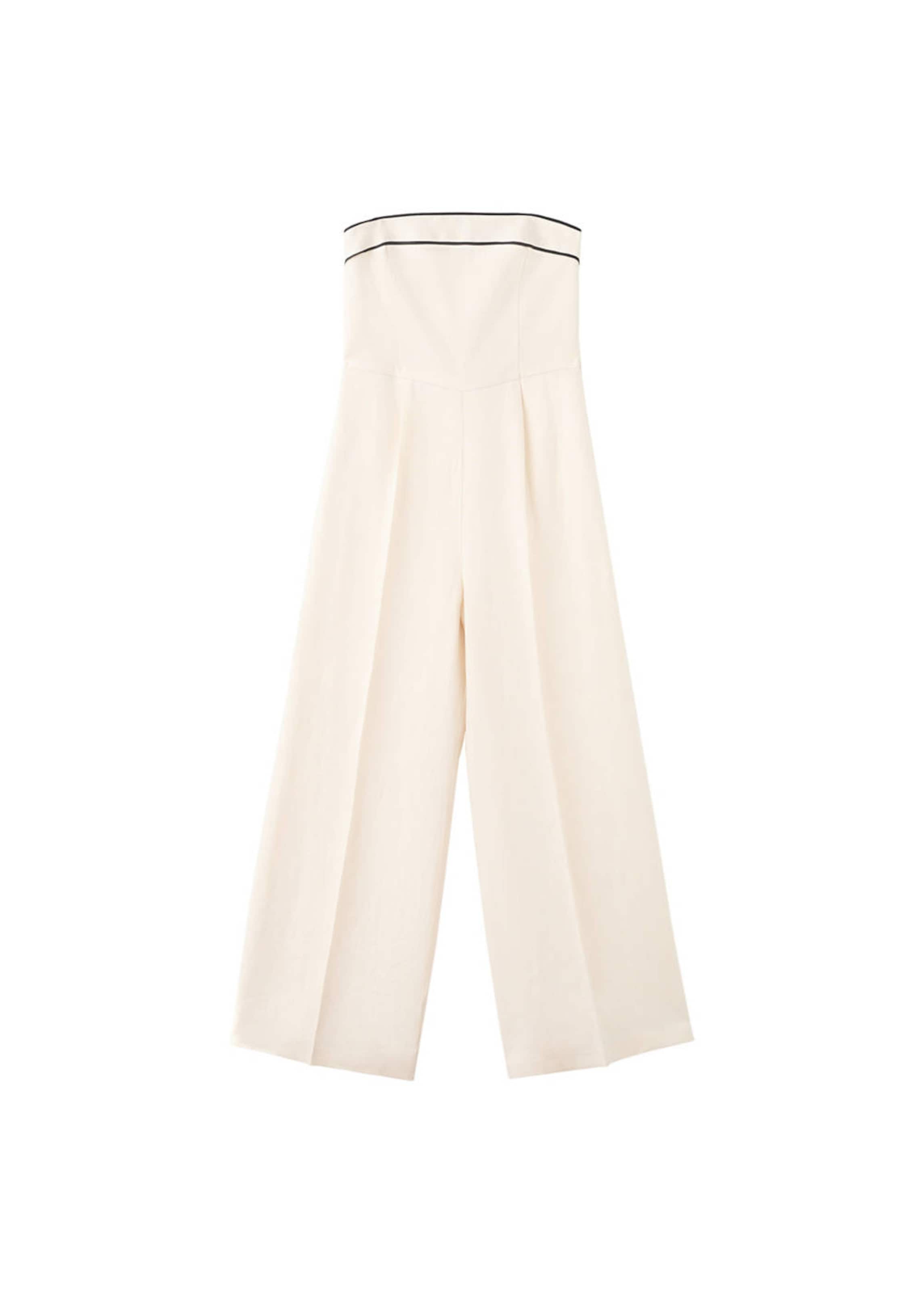 ekrü / fekete MANGO Kezeslábas 'Corso', Termék nézet