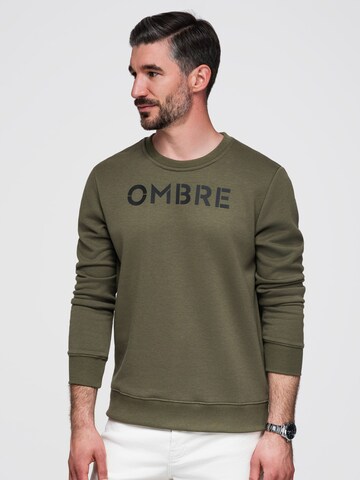Ombre Sweatshirt i grön
