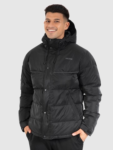 Smilodox Winterjas 'Ritmo' in Zwart: voorkant