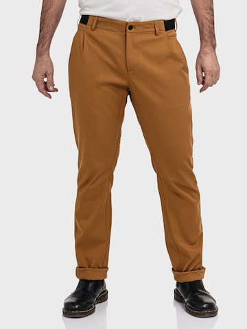 Schöffel Regular Outdoorbroek 'Oaktree' in Bruin: voorkant