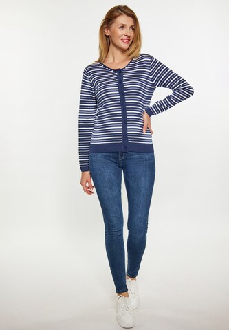 usha BLUE LABEL Knit Cardigan in Blue