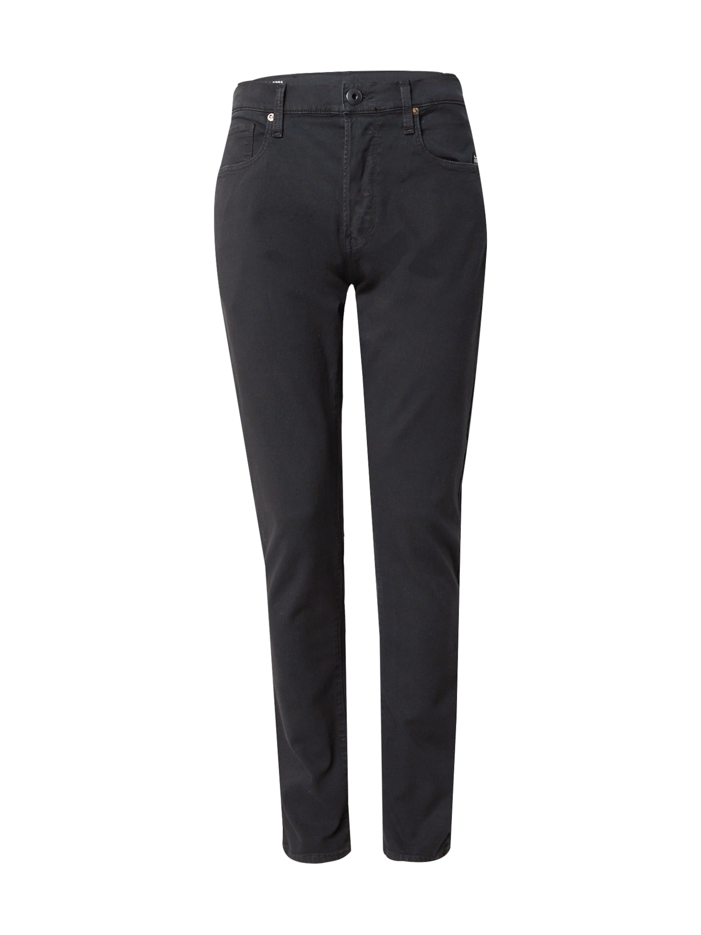 Slimfit Jeans '3301' di G-STAR in nero: frontale