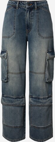 Wide Leg Jeans cargo 'Ashley' LeGer by Lena Gercke en bleu : devant