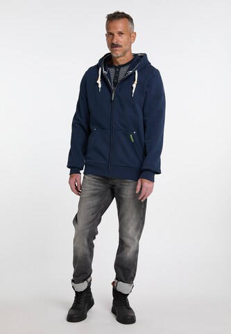 Schmuddelwedda Zip-Up Hoodie in Blue