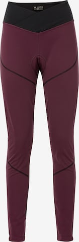 VAUDE Slimfit Sportbroek 'Posta' in Rood: voorkant