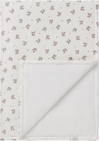 Noppies Бебешко одеяло 'Blooming Clover' в бяло: отпред