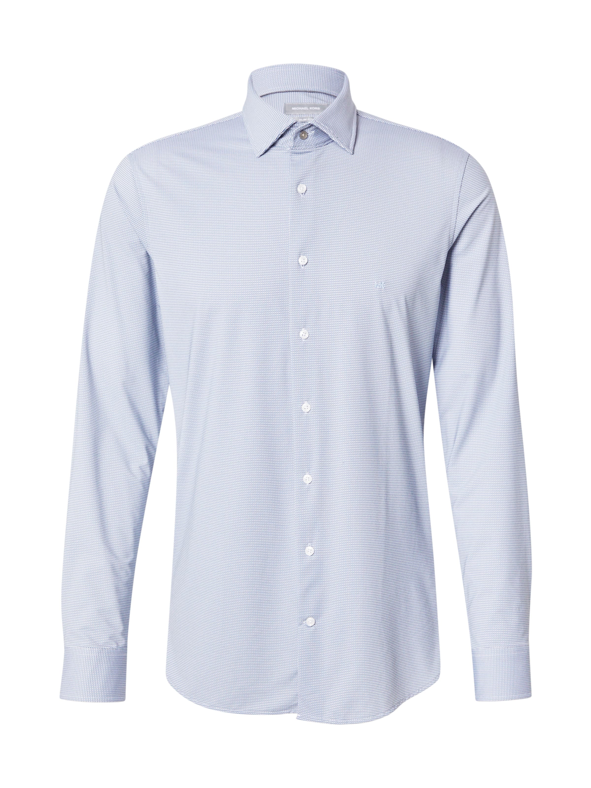 Michael Kors Slim fit Ing 'DOBBY' - kék: elől