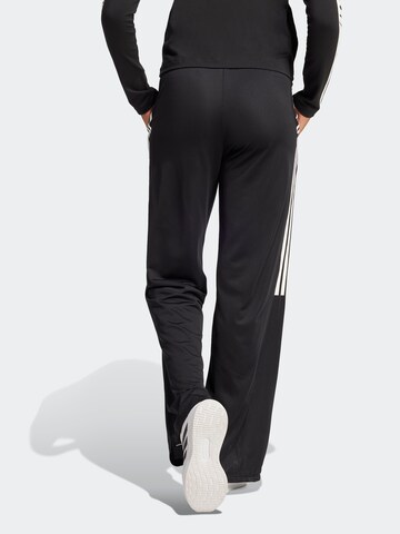 ADIDAS SPORTSWEAR Szeroka nogawka Spodnie sportowe w kolorze czarny