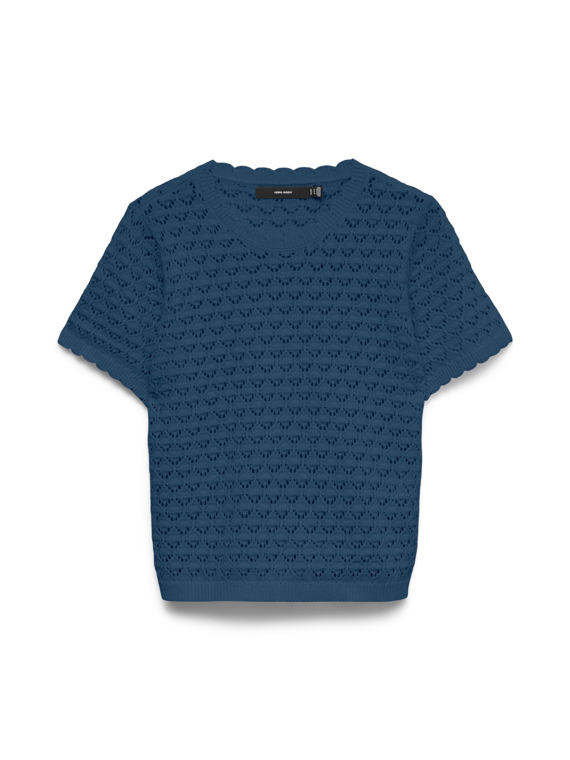 VERO MODA Shirt 'VMJaqueline' in Blue: front