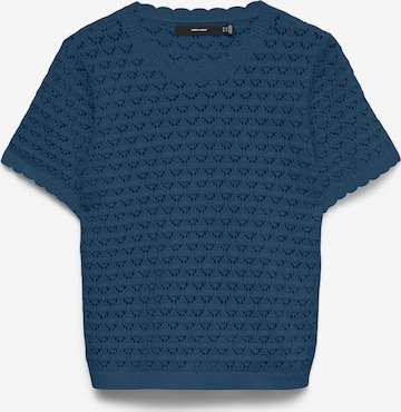 VERO MODA Sweater 'VMJaqueline' in Blue: front