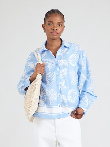 Chemisier 'JDYANNA' JDY en bleu : devant
