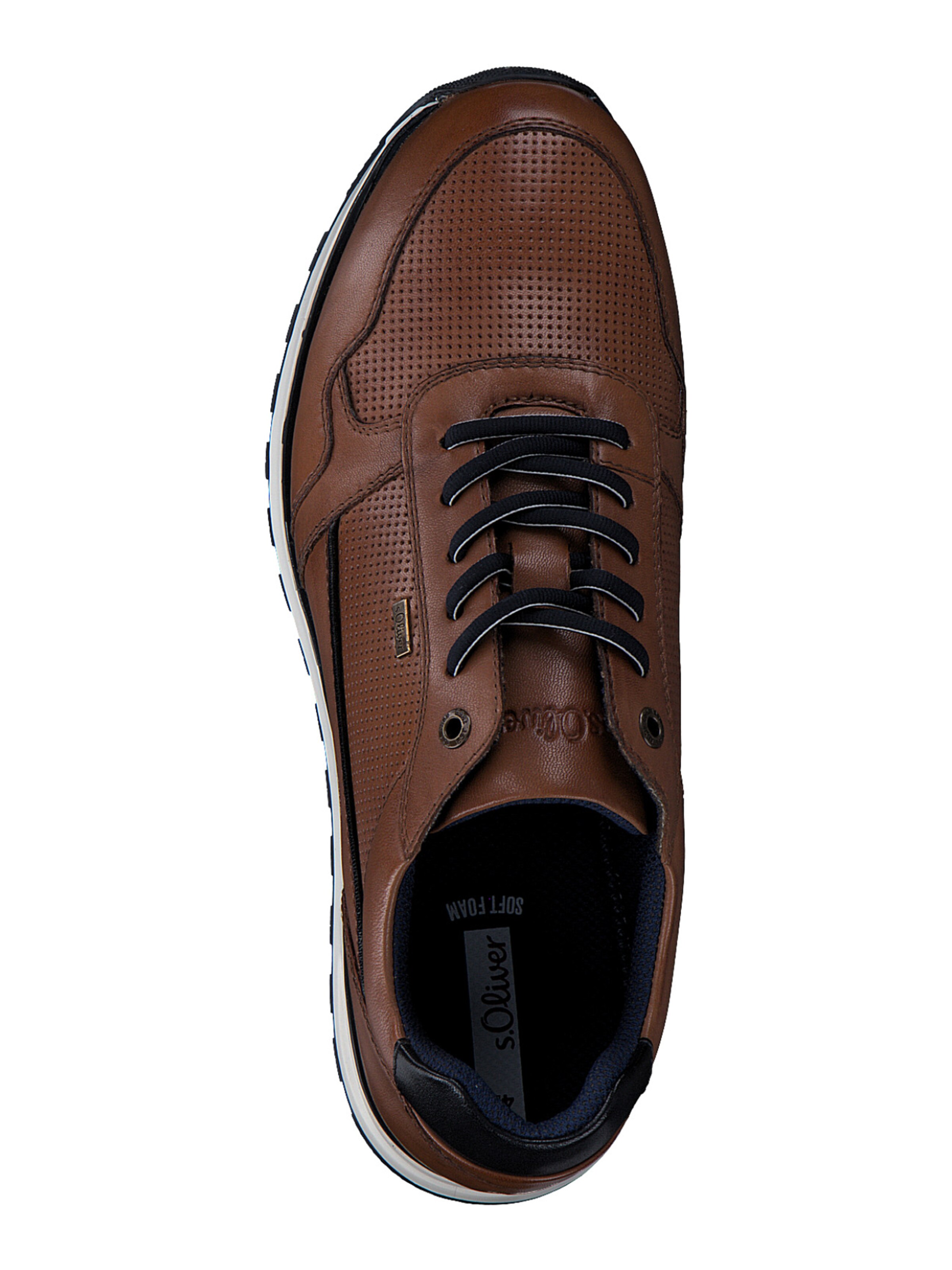 s.Oliver Sneakers laag in Bruin