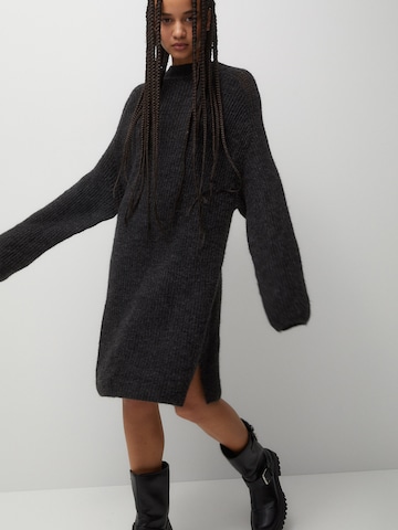 Pull&Bear Knit dress in Grey