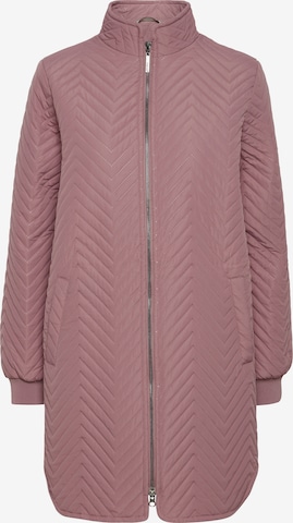 Fransa Between-Season Jacket in Purple: front