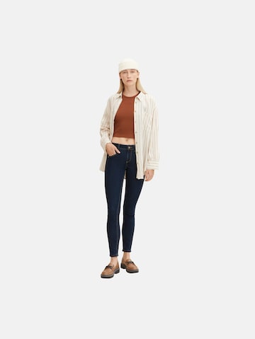 TOM TAILOR Skinny Jeans in Blauw: voorkant