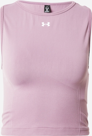 Top sportivo di UNDER ARMOUR in lilla: frontale