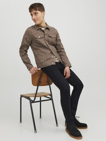 JACK & JONES Skinny Jeans 'Glenn Felix' in Black
