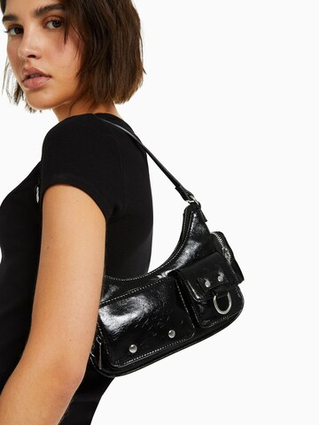 Sac bandoulière Bershka en noir