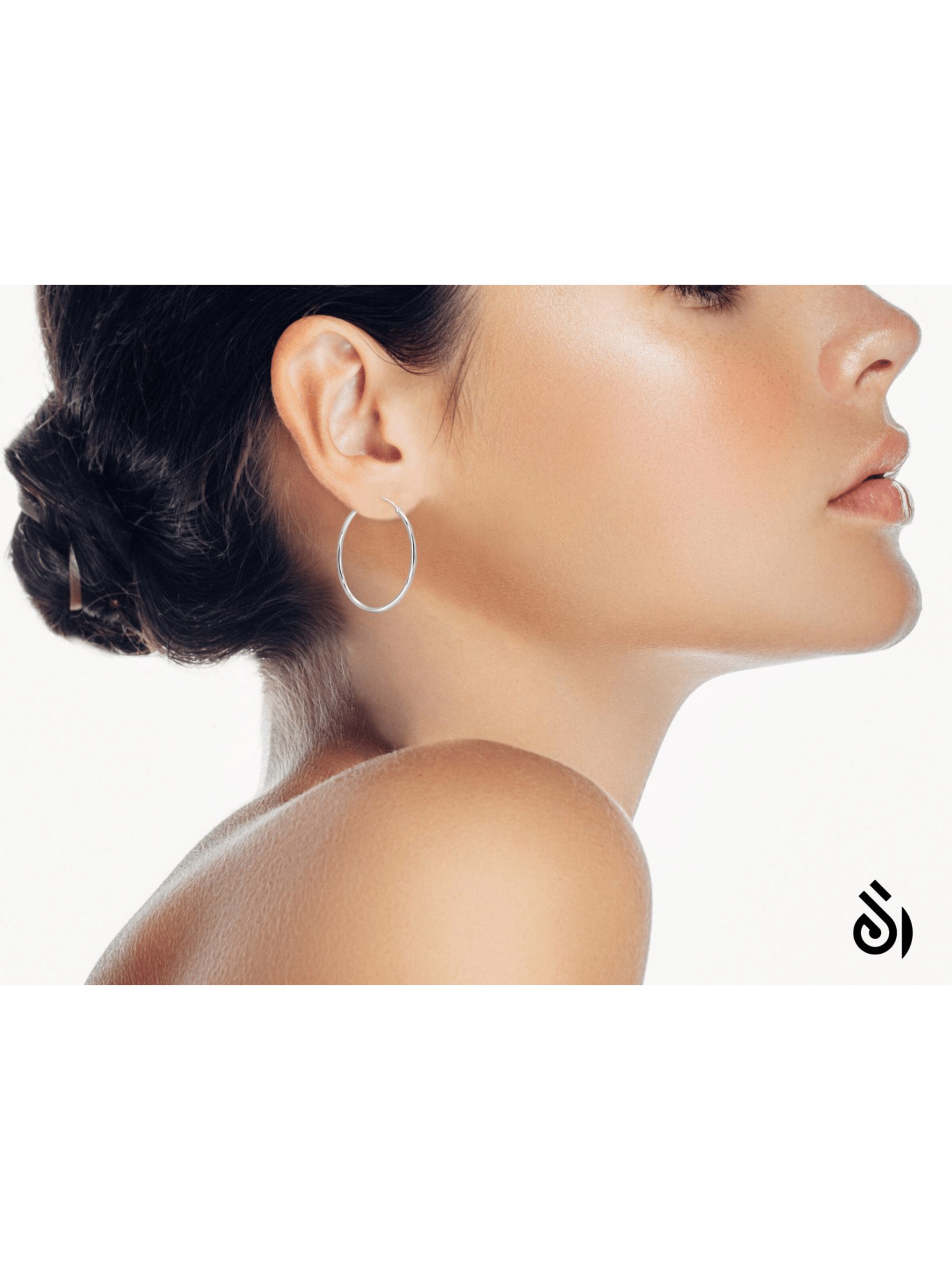 ARS-ARGENTI Earrings 'IN THE LOOP' in Silver