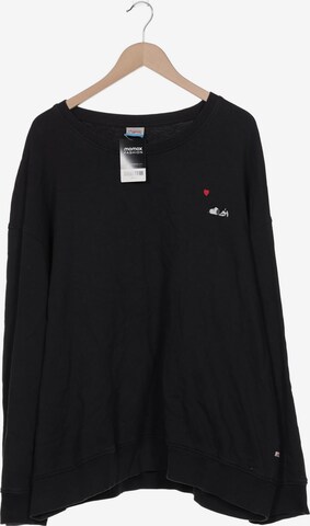 JACK & JONES Sweatshirt & Zip-Up Hoodie in 5XL in Black: front