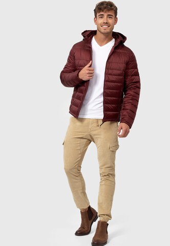 INDICODE JEANS Winterjas 'Hampshire' in Rood