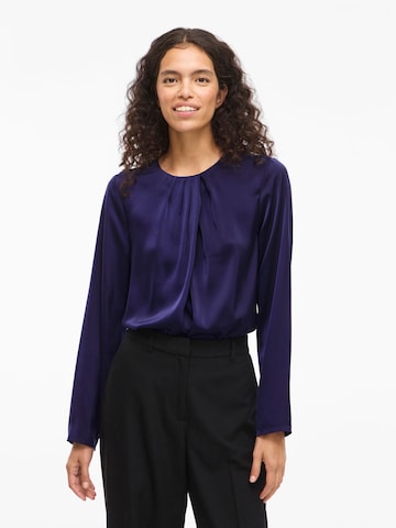 VILA - Blusa 'VIElmina' en azul: frente