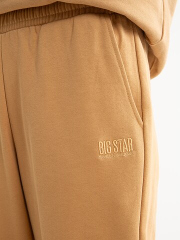 BIG STAR Tapered Trousers 'LARISSA' in Brown