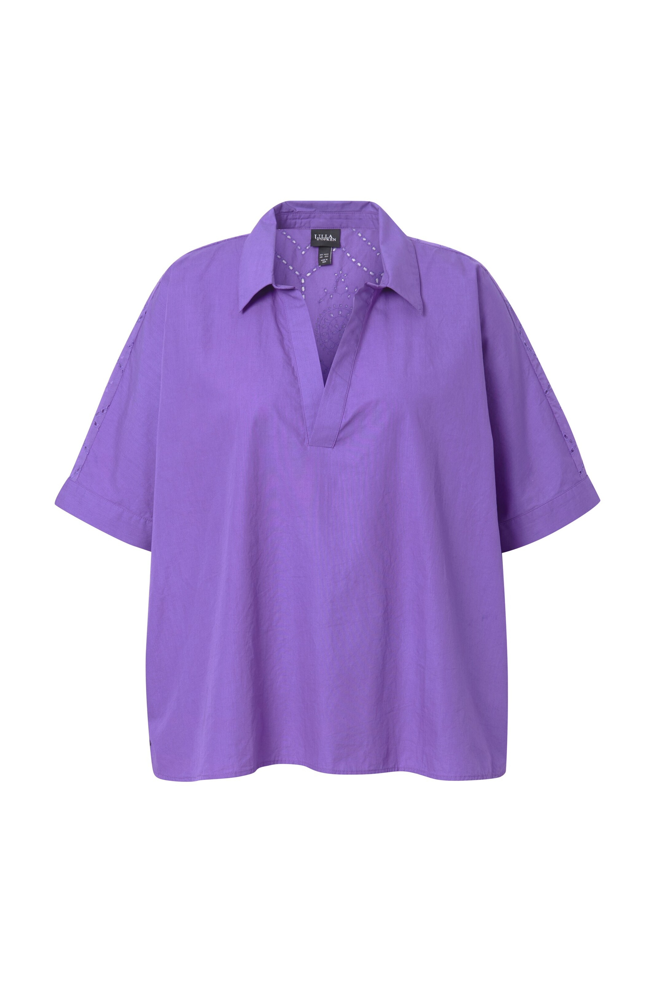 Ulla Popken Blouse in Lila: voorkant