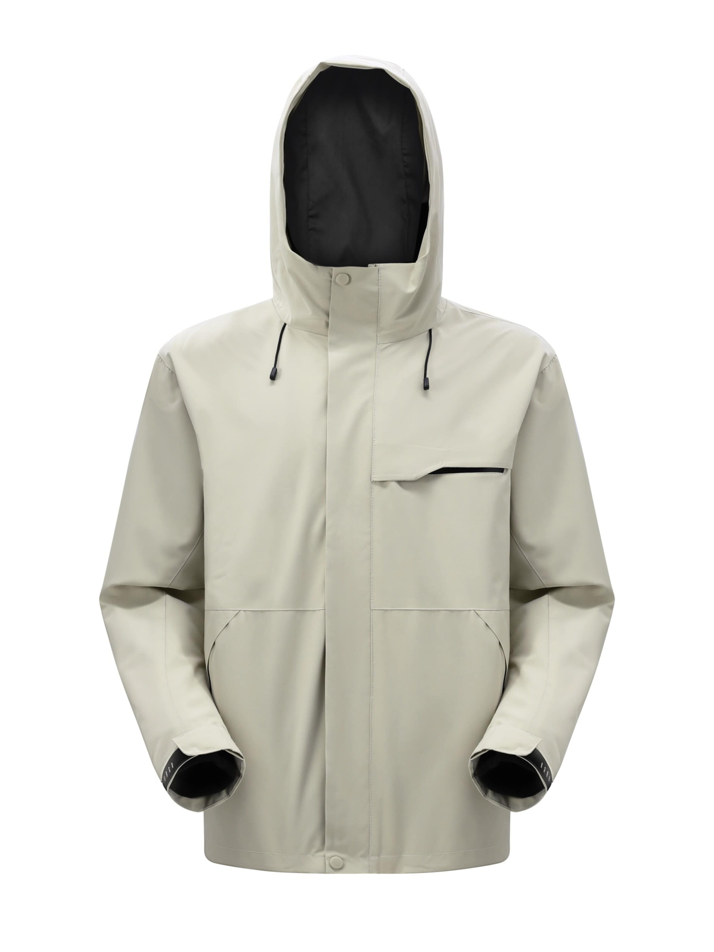 YOUTHUP Outdoorjacke 'Wandrer'‌‌‌‌‌ in Grün: Vorderseite