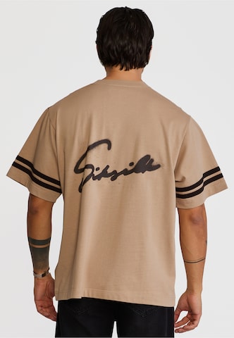 SikSilk - Camiseta en beige: frente