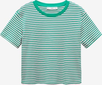 MANGO Shirt 'ESTRELLA' in Green: front