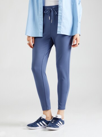 ONLY Slim fit Pleat-front trousers 'Poptrash' in Blue