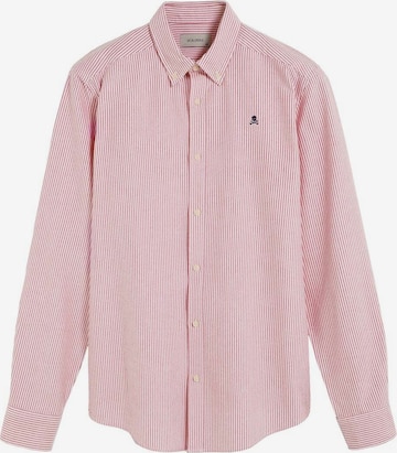 Coupe regular Chemise Scalpers en rouge : devant