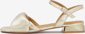 Kazar Sandal in Gold: front