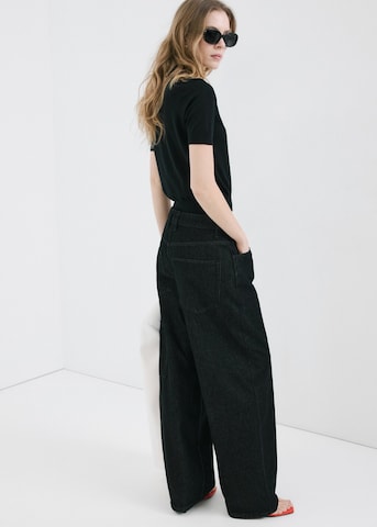 MANGO Loose fit Jeans 'Rowan' in Black