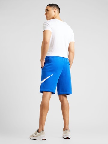 Nike Sportswear Normální Kalhoty 'Club' – modrá