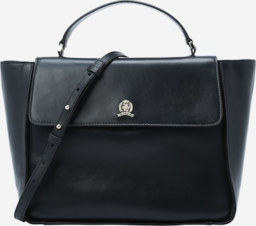 TOMMY HILFIGER Handtasche 'Crest' in Schwarz: predná strana