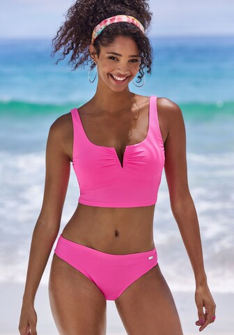 VENICE BEACH Bustier Bikinitop in Pink