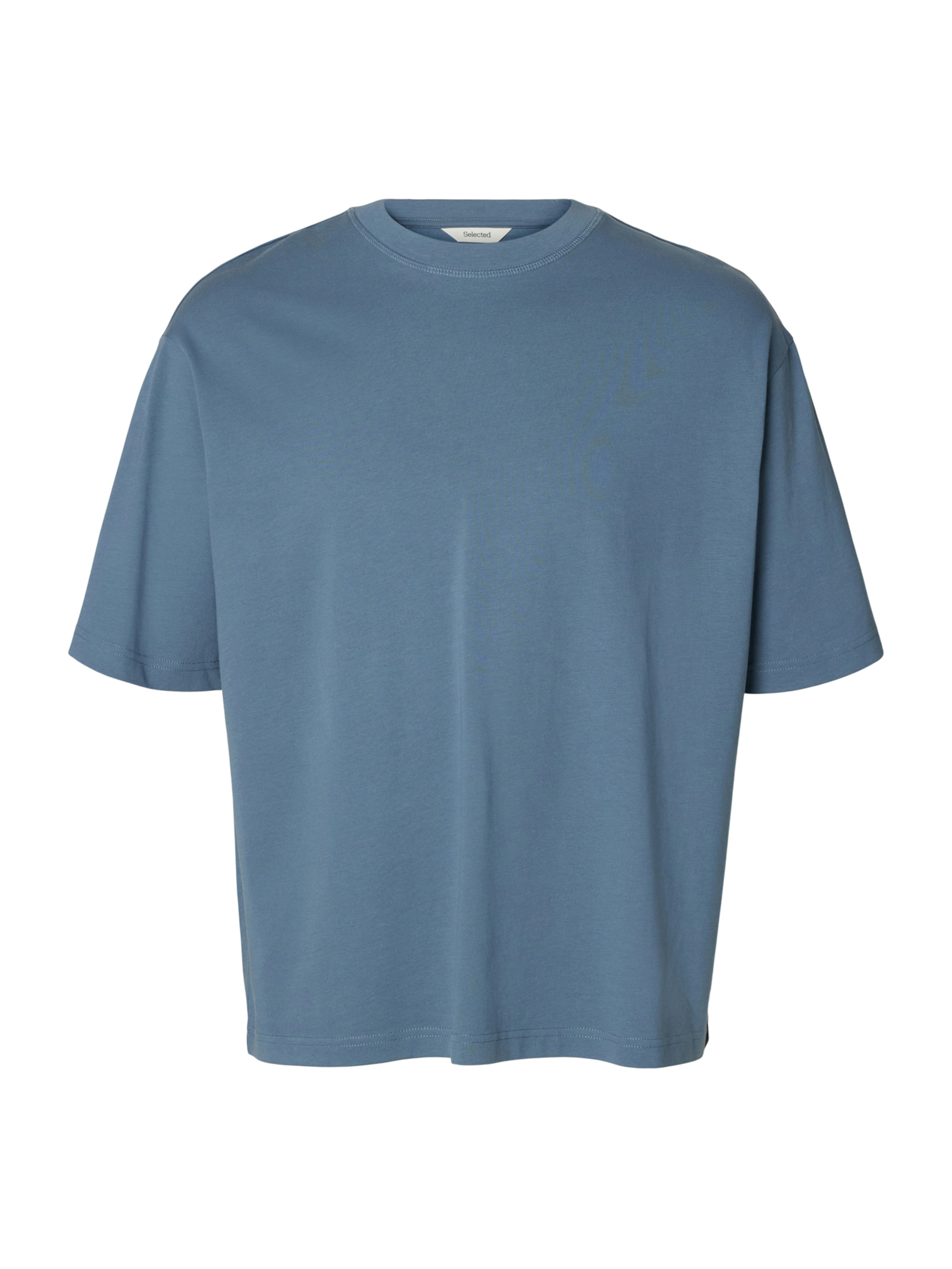 SELECTED Tričko 'SLHRELAXASPEN' – modrá: přední strana