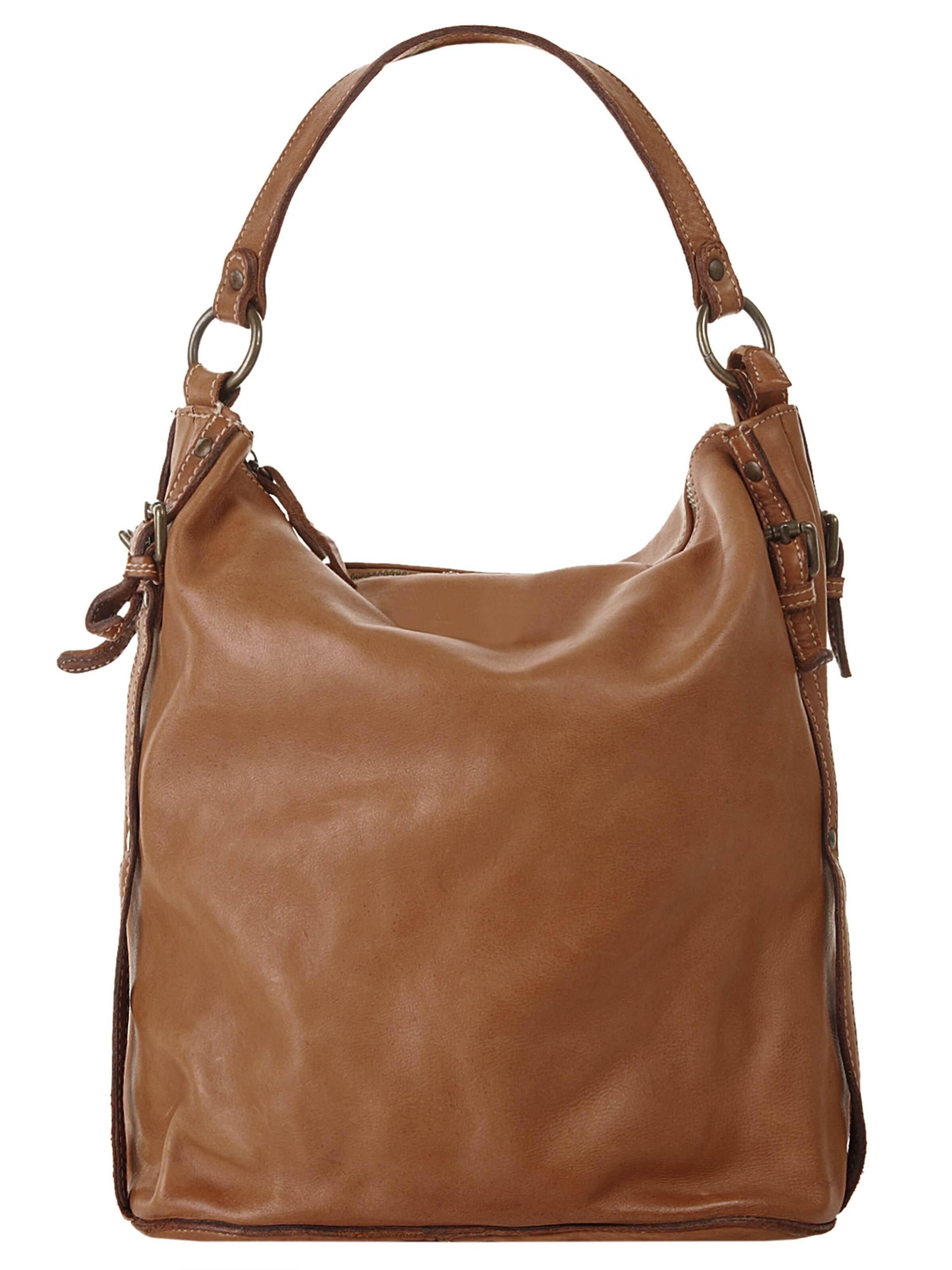 Cluty - Bolso de hombro en marrón: frente