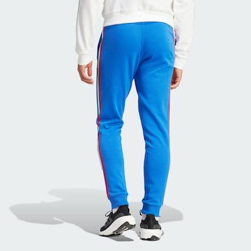 ADIDAS SPORTSWEAR Tapered Workout Pants 'Italien DNA' in Blue