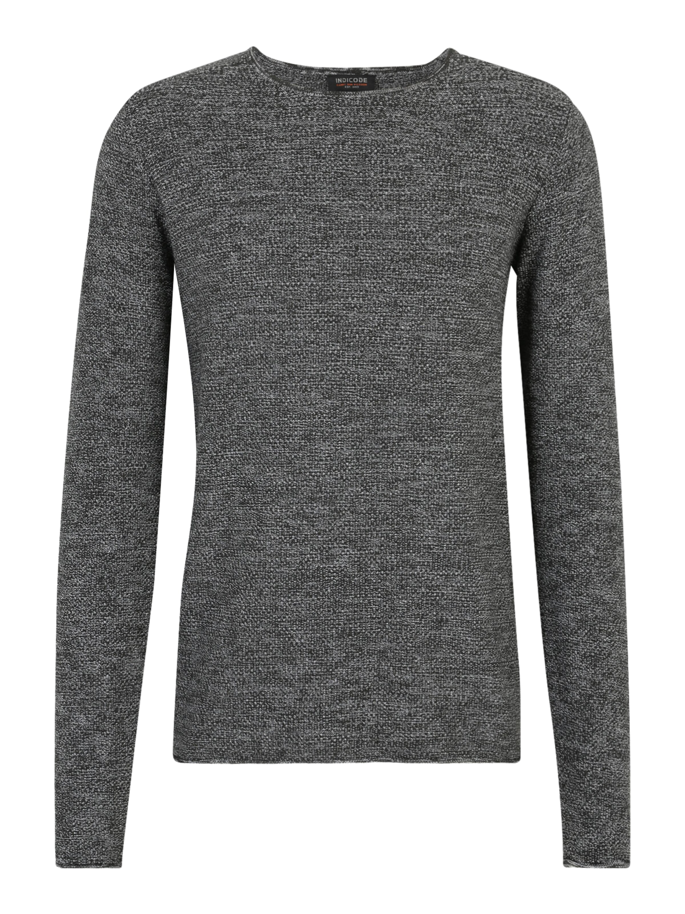 INDICODE JEANS Regular Fit Pullover 'Christian' in Grau: Vorderseite
