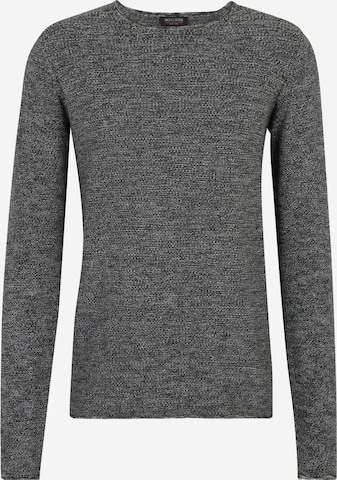 INDICODE JEANS Pullover 'Christian' in Grau: Vorderseite