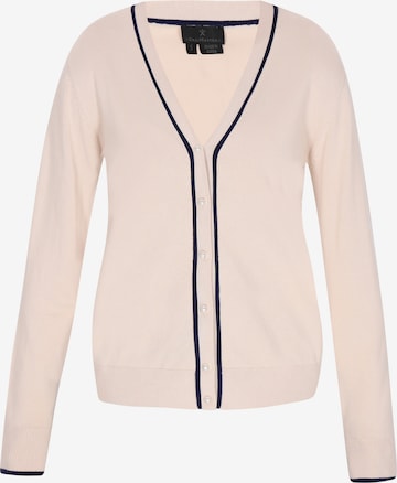 DreiMaster Klassik Strickjacke in Beige: Vorderseite