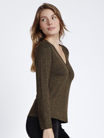 admas - Top 'ADMAS Camiseta Manga Larga Calentita Nudo para Mujer' en verde